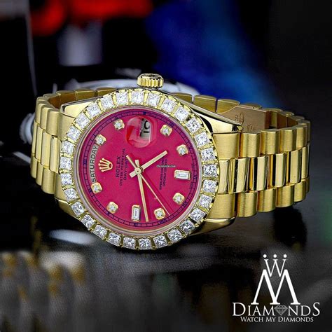 rolex president red|Rolex president for sale used.